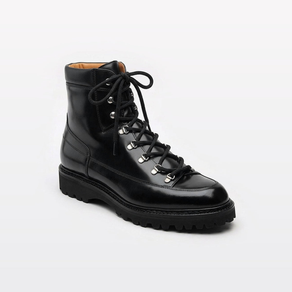 Stivale derby John Lobb Sommet in pelle nera