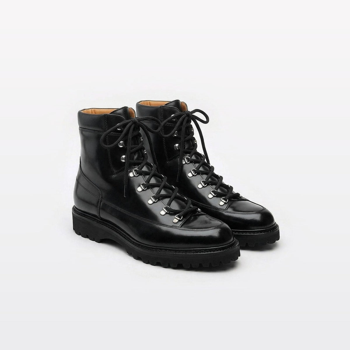Stivale derby John Lobb Sommet in pelle nera