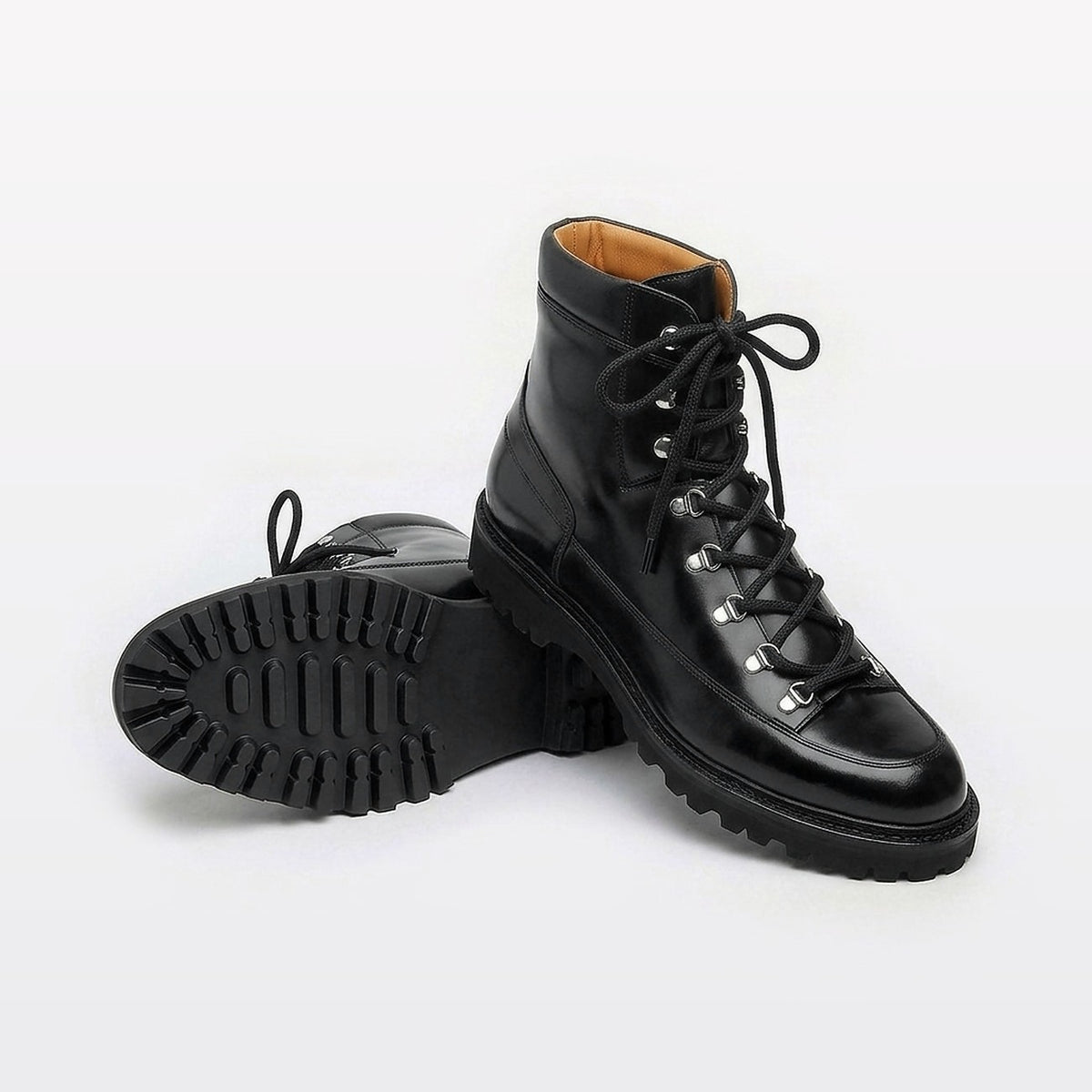 Stivale derby John Lobb Sommet in pelle nera