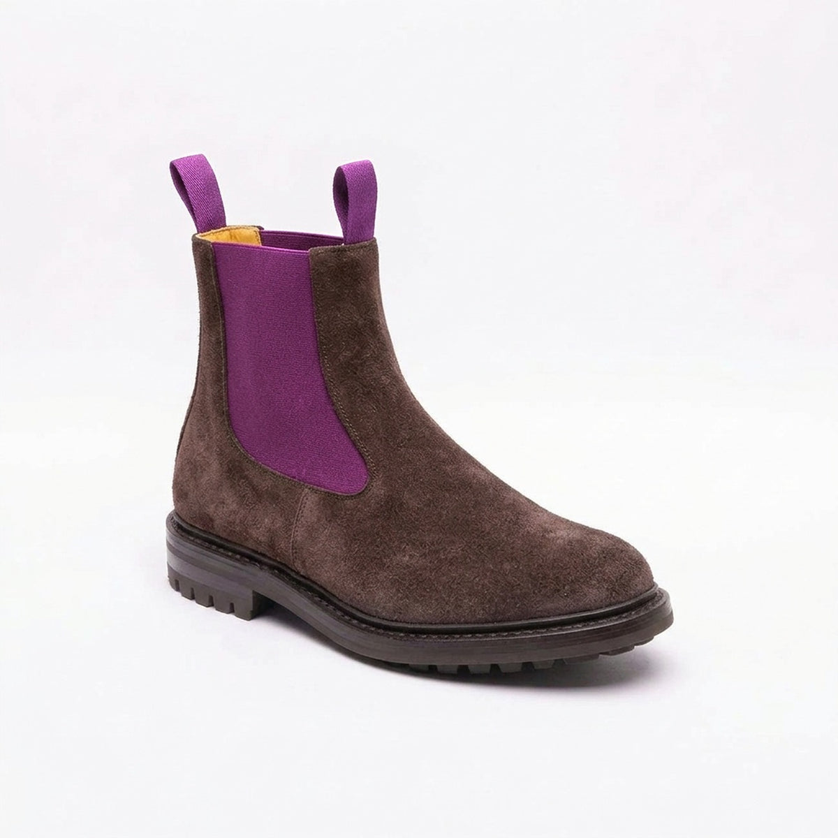 Stivale chelsea Tricker's Stephen in camoscio marrone