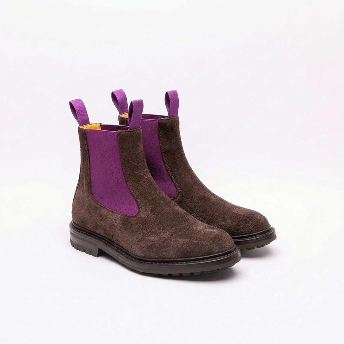 Stivale chelsea Tricker's Stephen in camoscio marrone