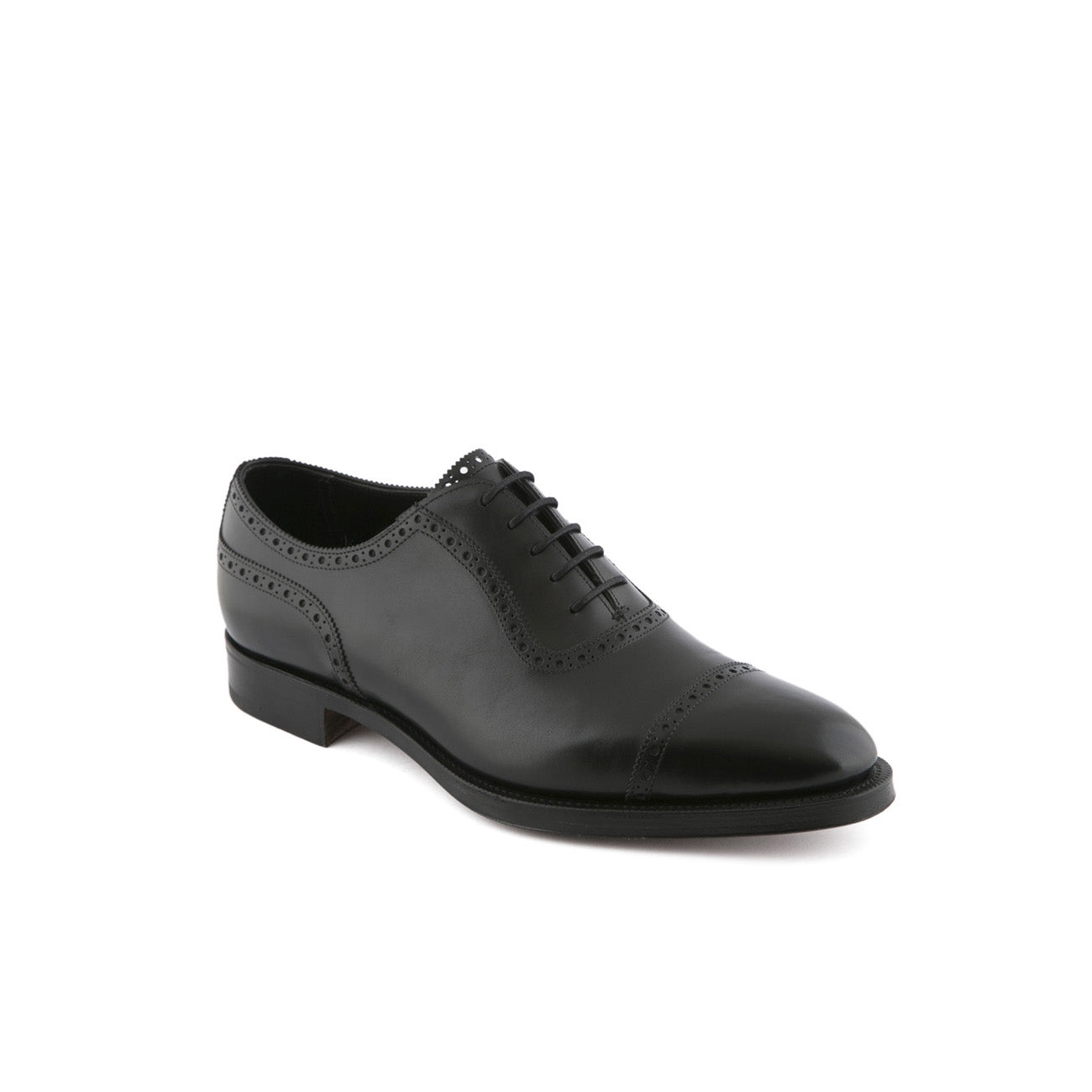 Edward Green Canterbury lace-up shoe in black leather – Borghini