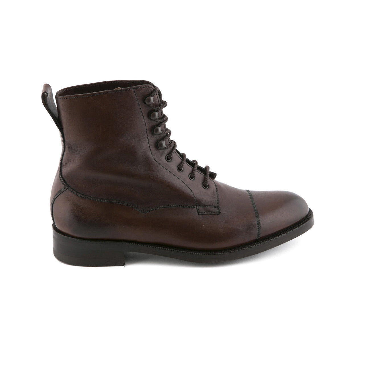 Edward Green Galway brown leather derby boot (F 202)