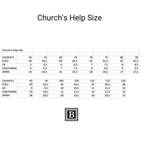 Church top footwear usa