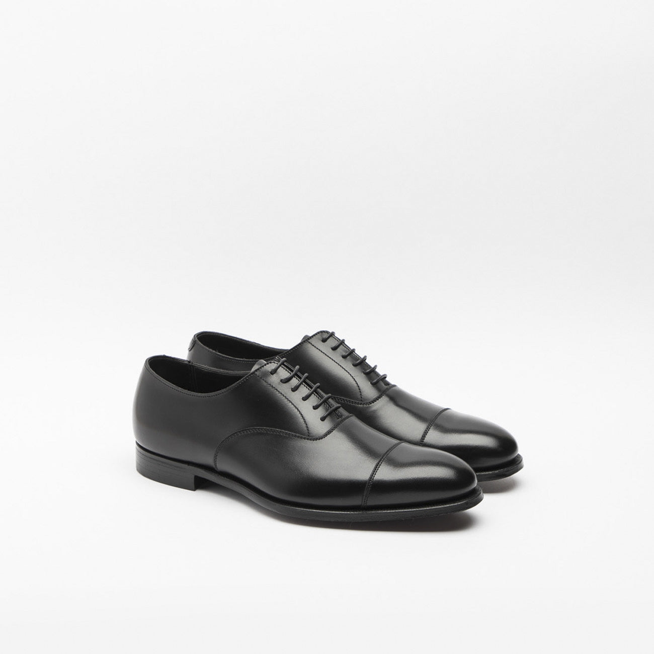Scarpa stringata Crockett & Jones Lonsdale in pelle nera