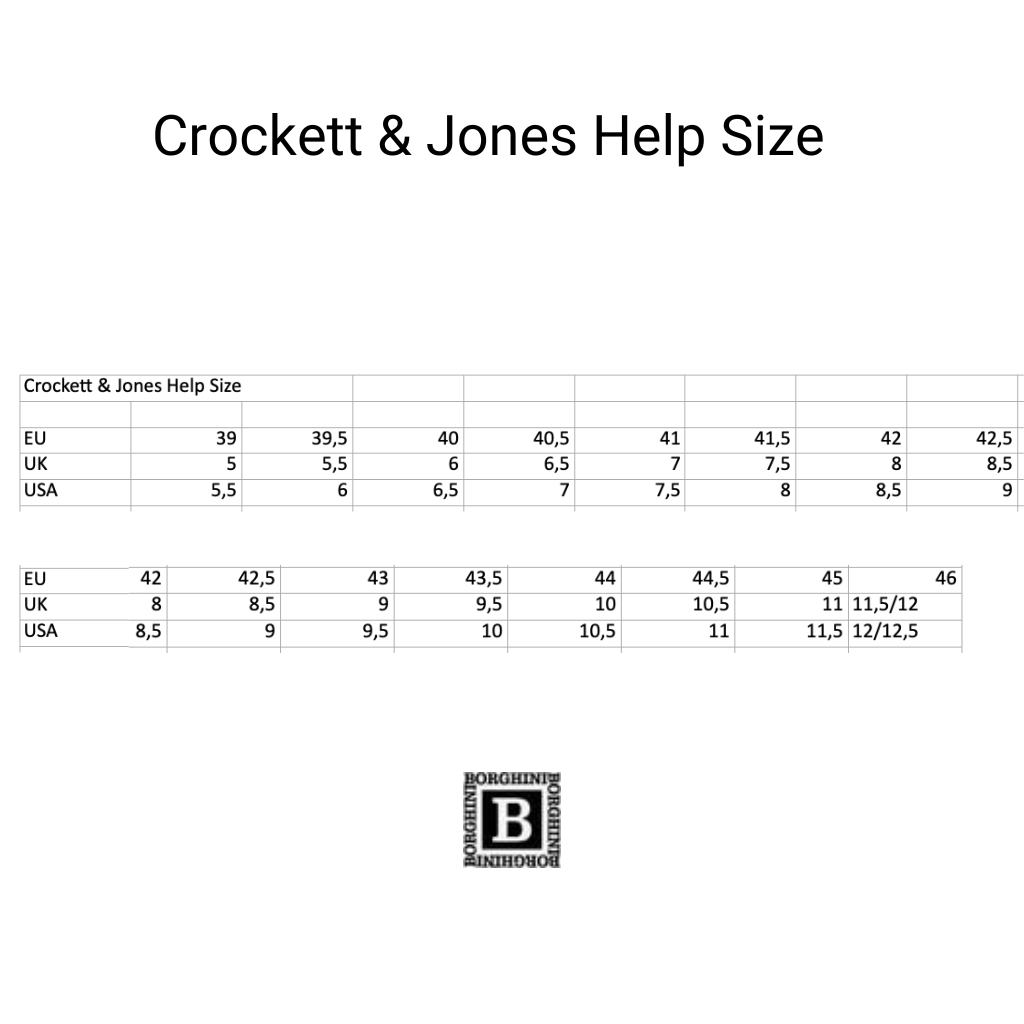 Crockett &amp; Jones Pembroke derby lace-up in brown grained leather