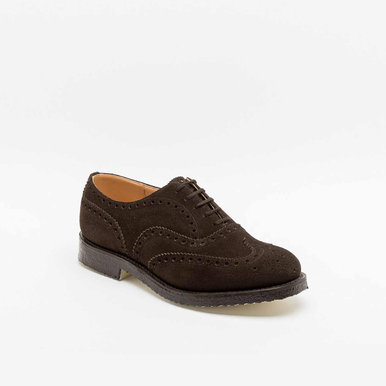 Scarpa stringata Church's Fairfield 81 F in camoscio marrone