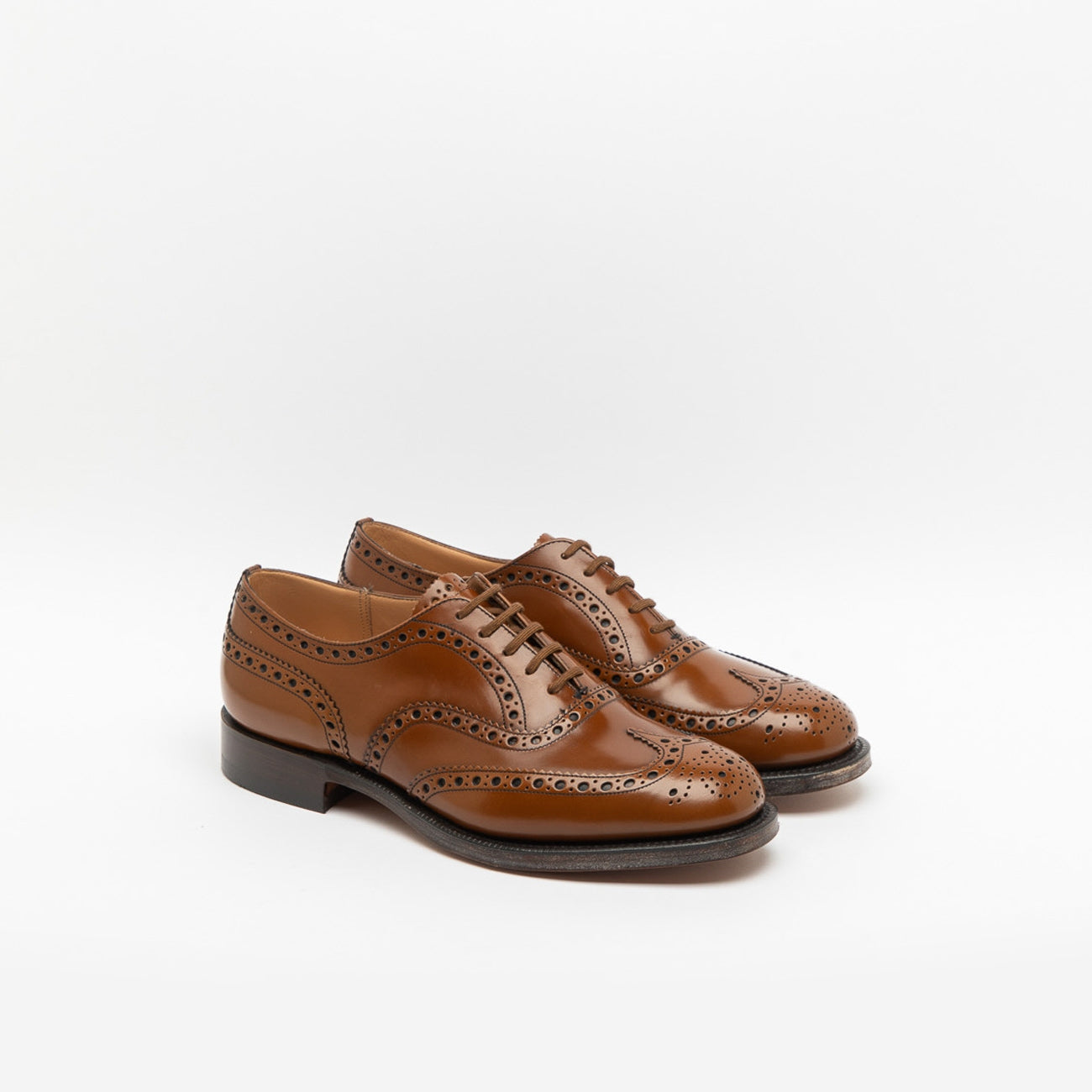 Church s Burwood 81 oxford lace up in tan colored brushed leather