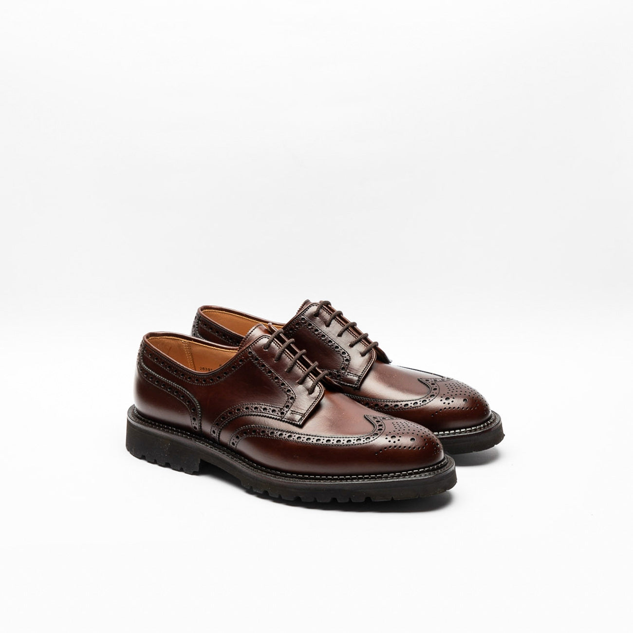 Stringata Crockett & Jones Pembroke 2 in pelle marrone