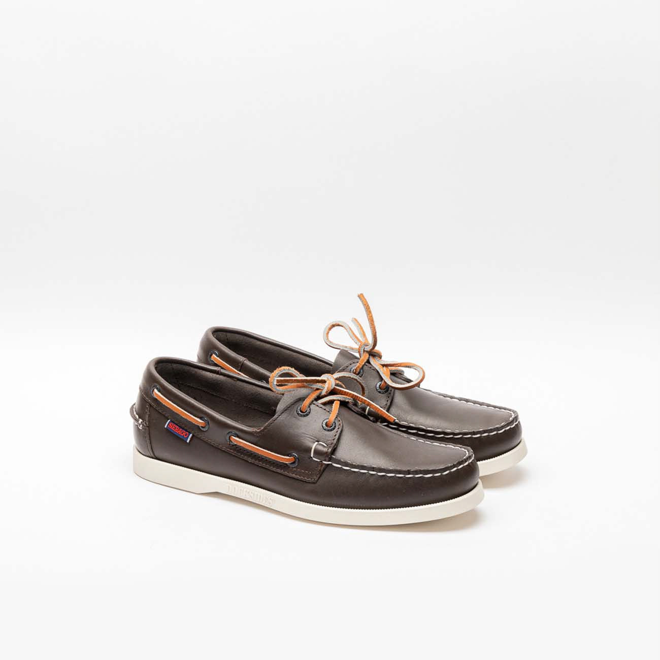 Sebago discount docksides marron