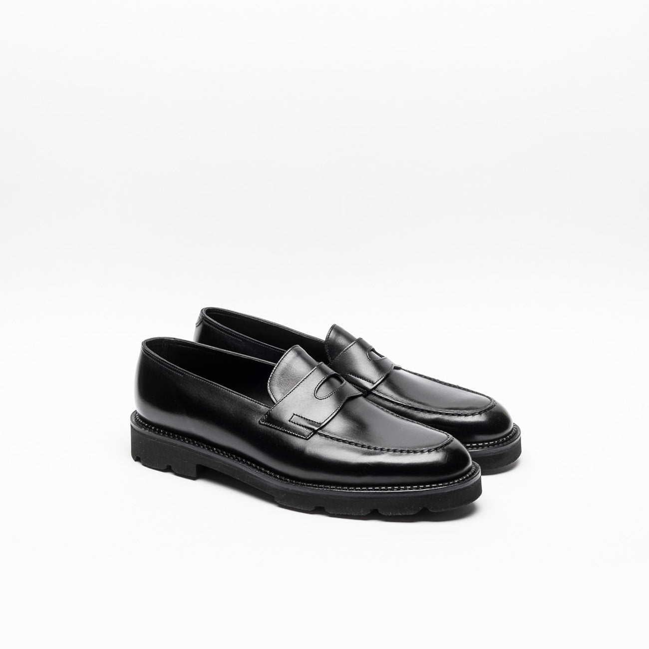 John Lobb Lopez New Standard penny loafer loafer in black leather