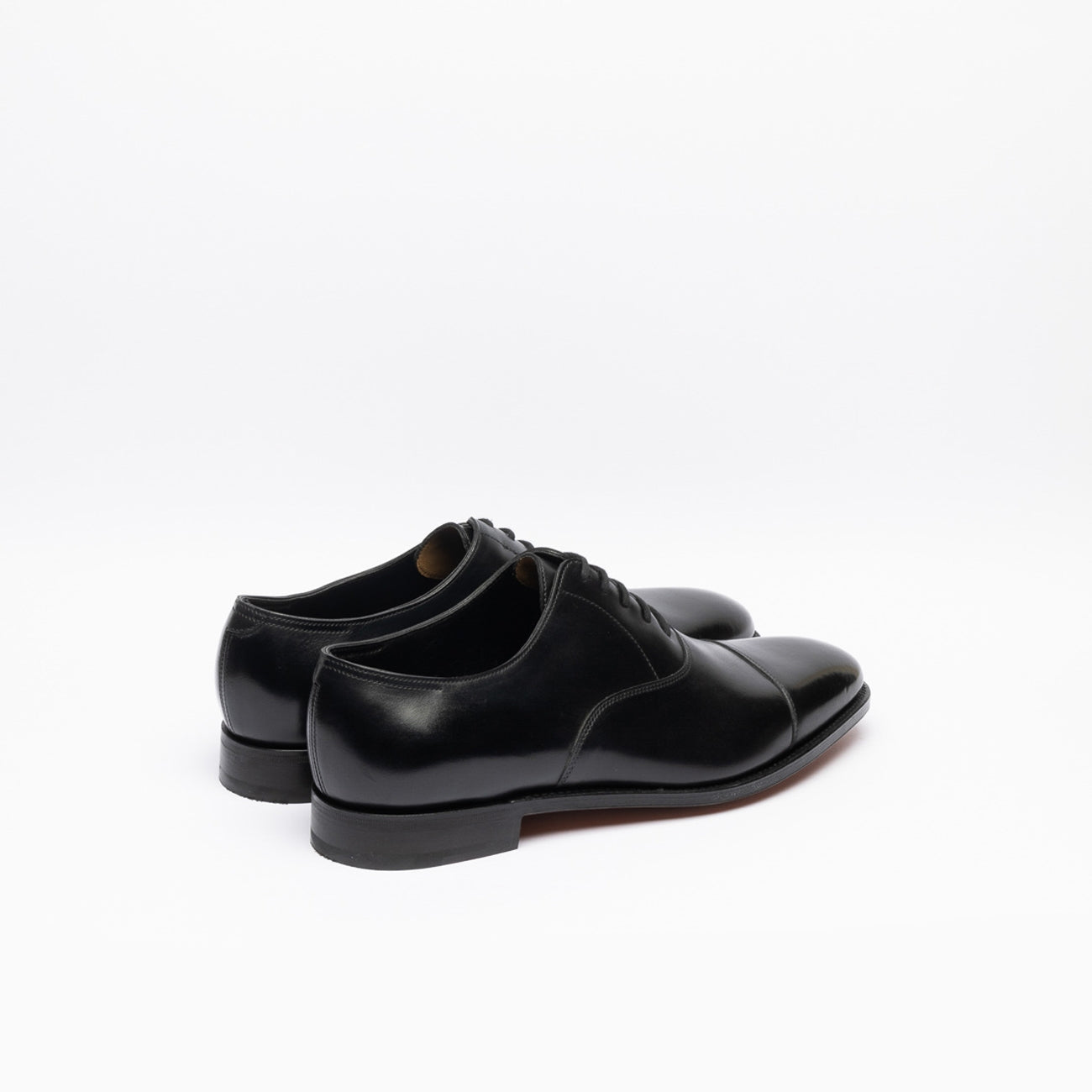 John Lobb City II oxford lace-up in black leather (Fitting E