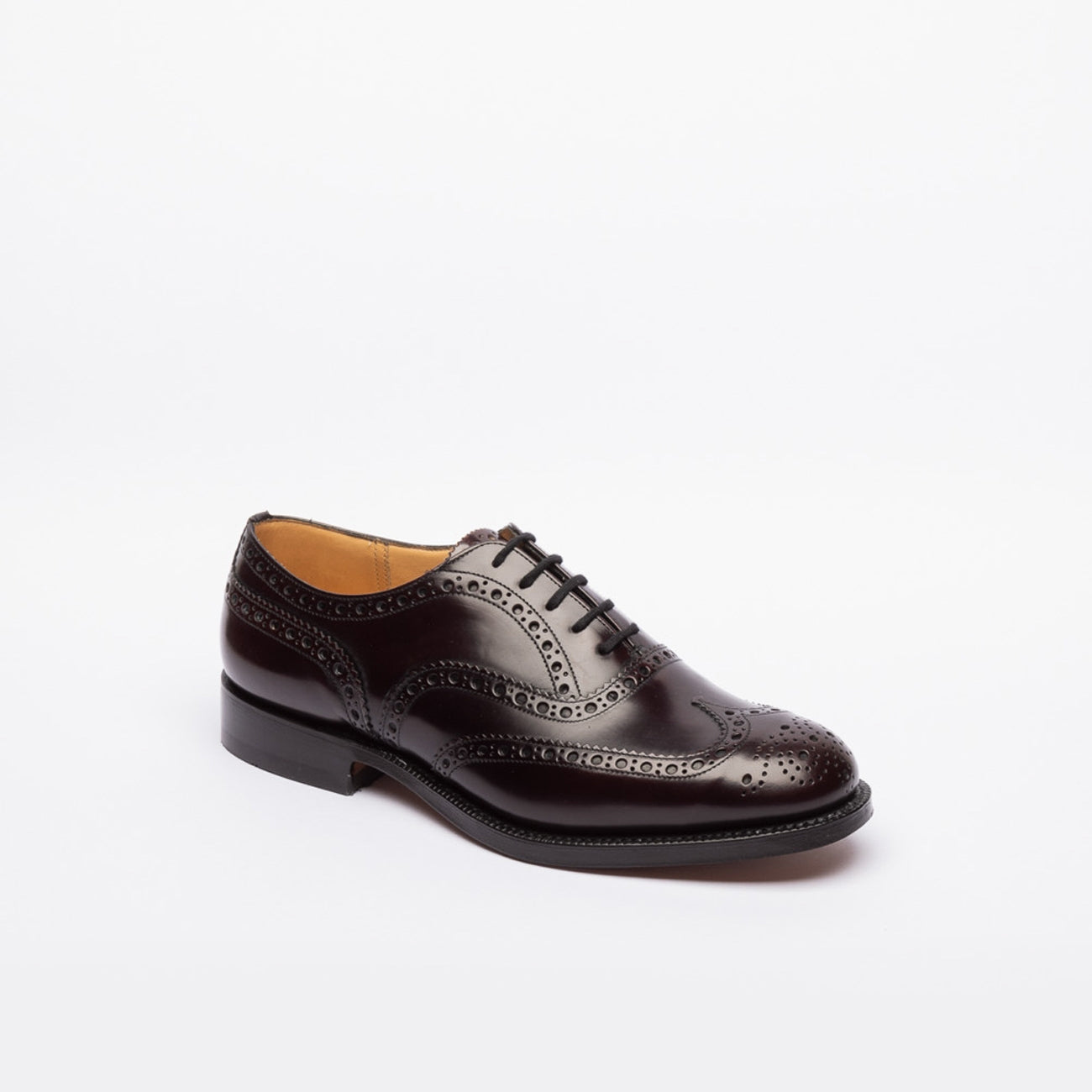 Church's Burwood oxford lace-up in burgundy brushed leather – Borghini