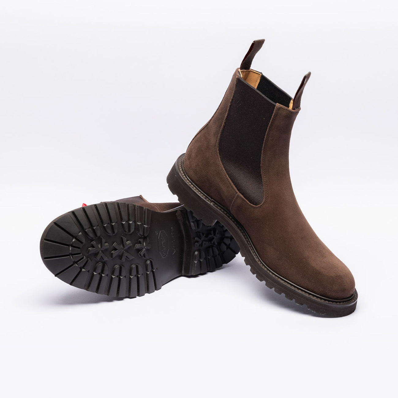 Tricker's Stephen Chelsea boot in brown suede