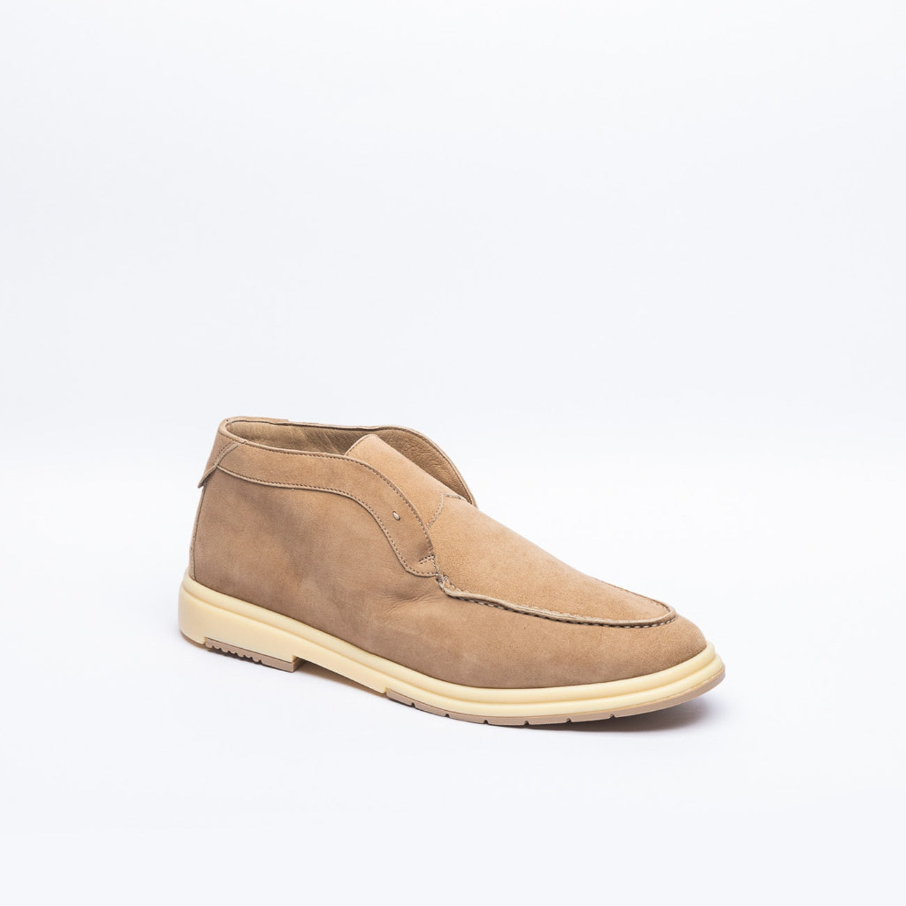 Polacco slip-on A. Ventura Zenith 90 in camoscio beige