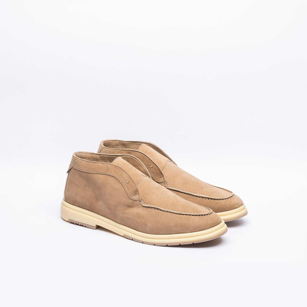 Polacco slip-on A. Ventura Zenith 90 in camoscio beige