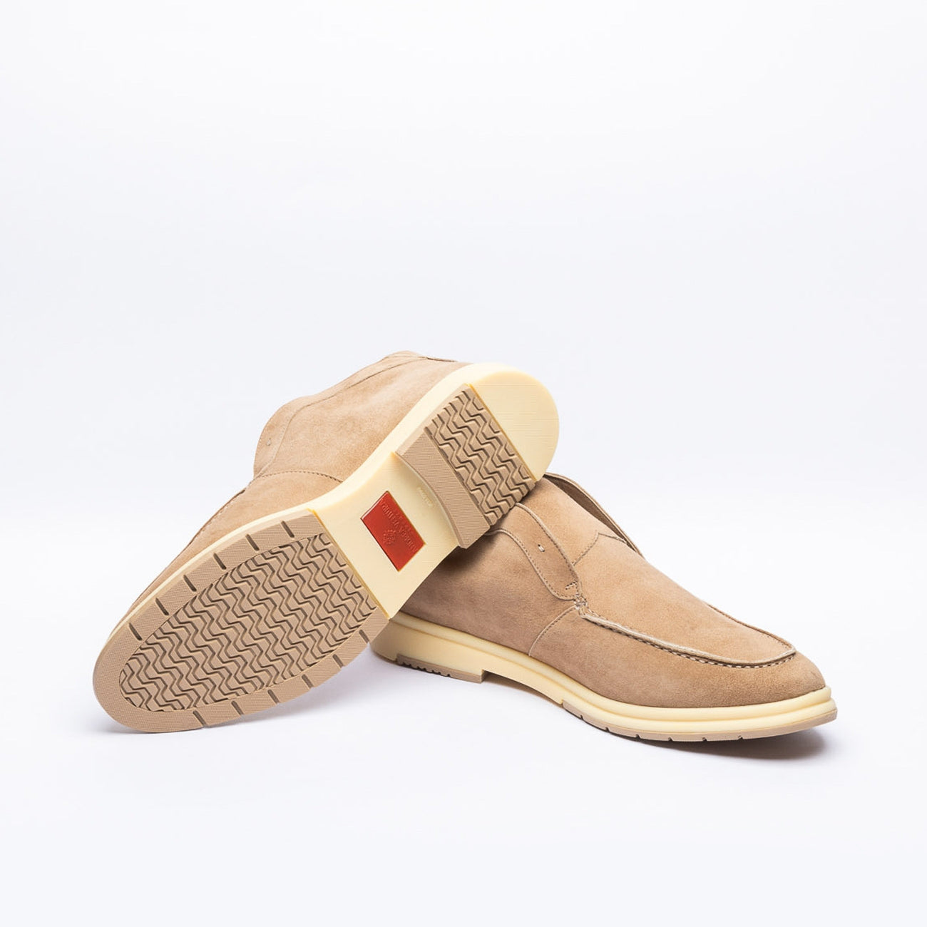 Polacco slip-on A. Ventura Zenith 90 in camoscio beige