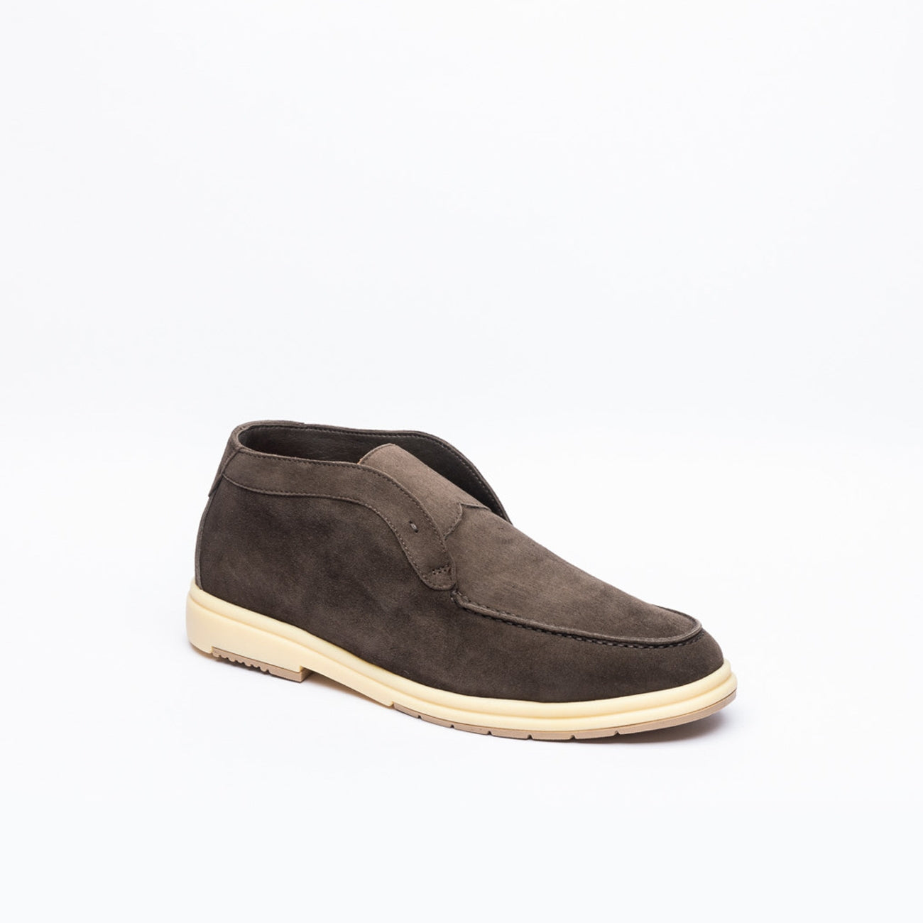 Polacco slip-on A. Ventura Zenith 90 in camoscio marrone (Ebano)