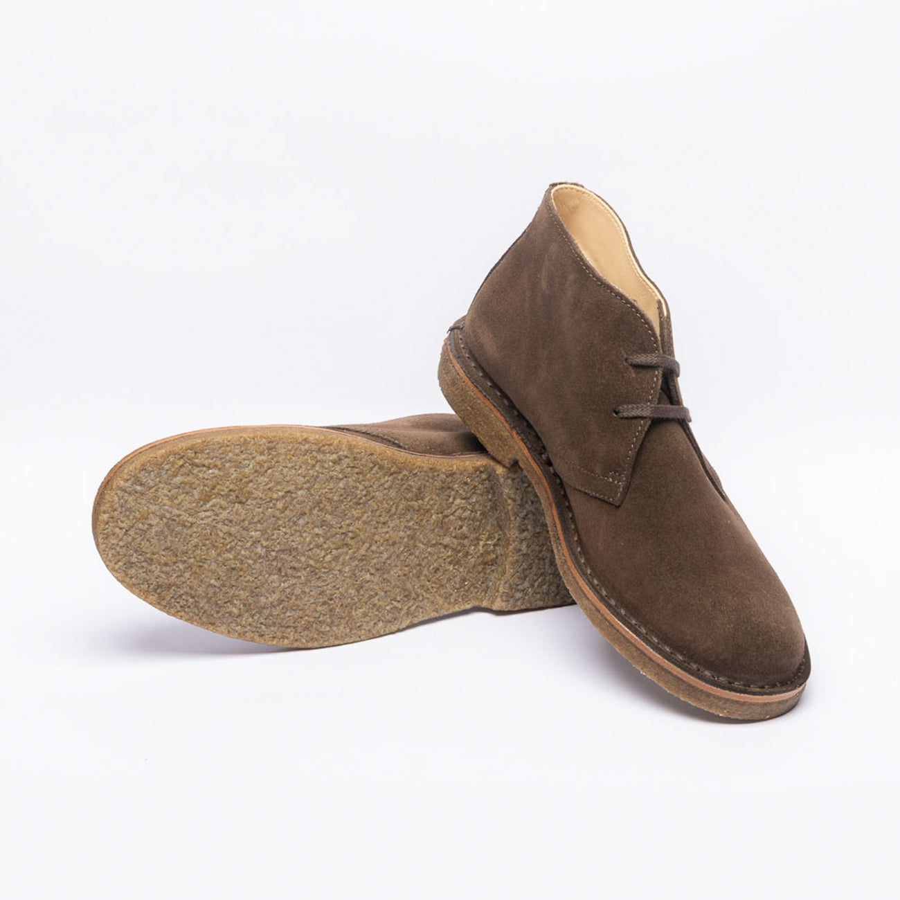 Astroflex Greenflex chukka boot in brown suede Borghini