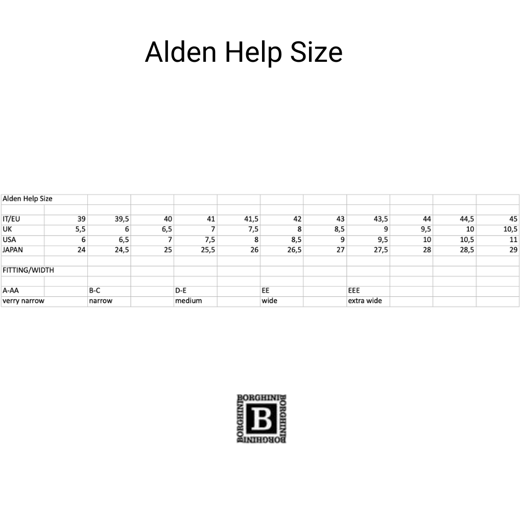 Stringata derby Alden 9751 in pelle nera di cavallo (Taglia 7 US)