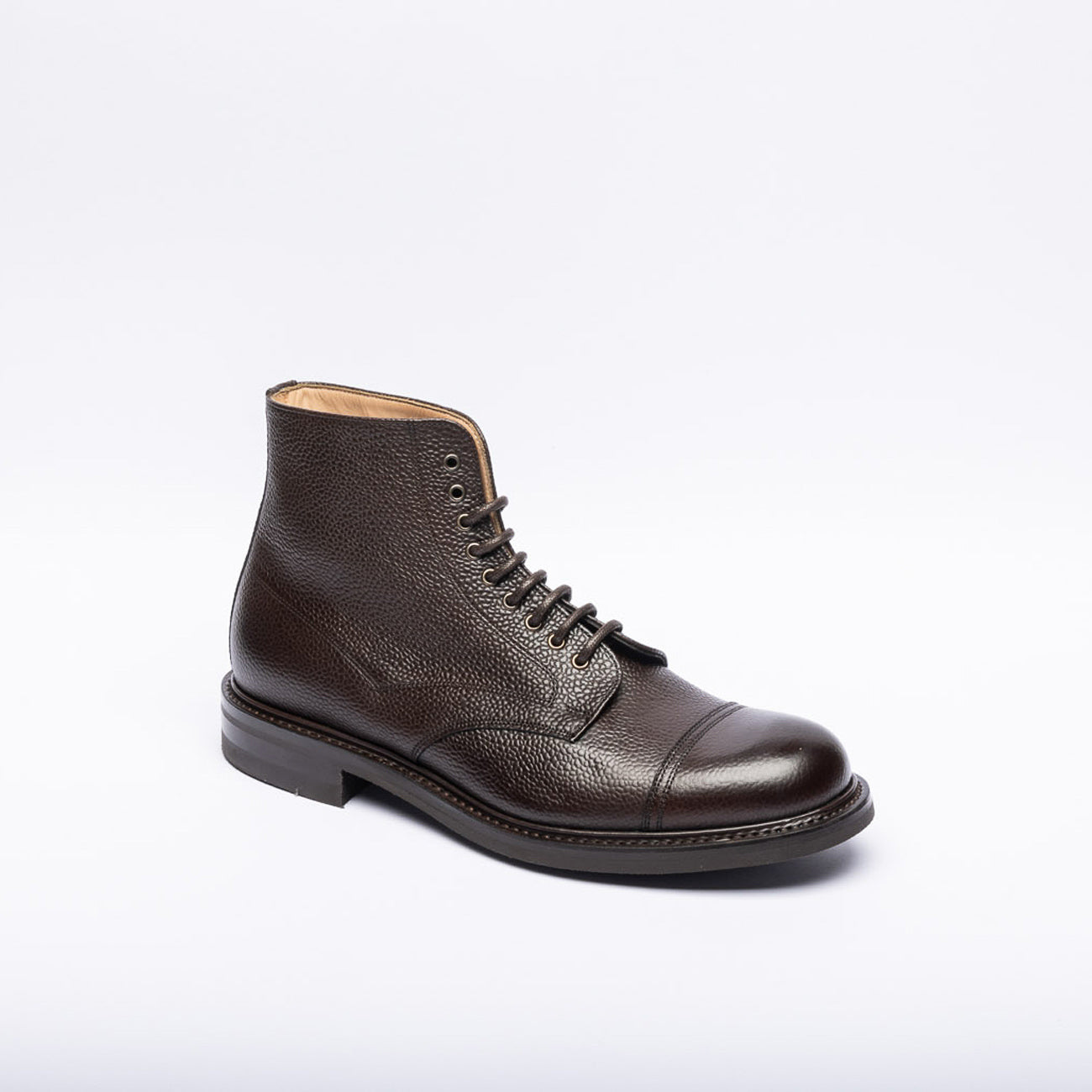 Clarks Clarkspro Lace Oxford Uomo – Scarpa In Pelle Martellata Marrone Scuro, Taglia 9 Wide (Larga)