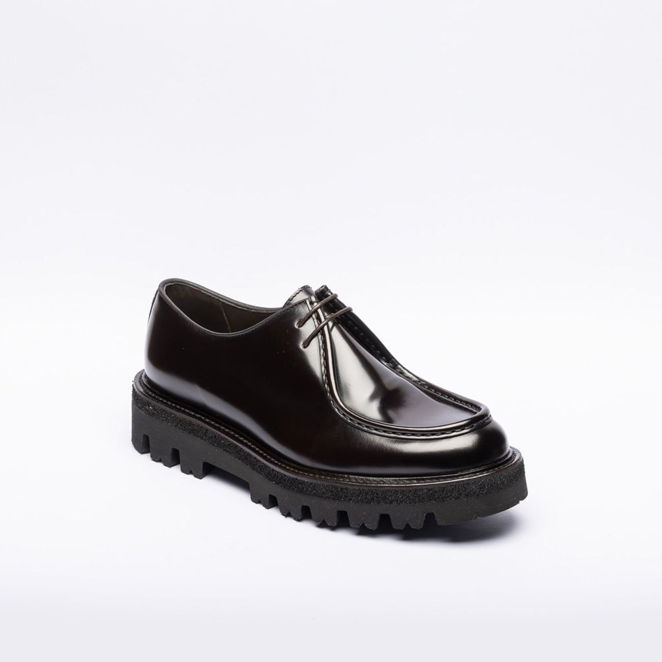LUMBERJACK Stringata uomo marrone in pelle e brogue STRINGATA LUMBERJACK Stringata uomo marrone in pelle e brogue STRINGATA