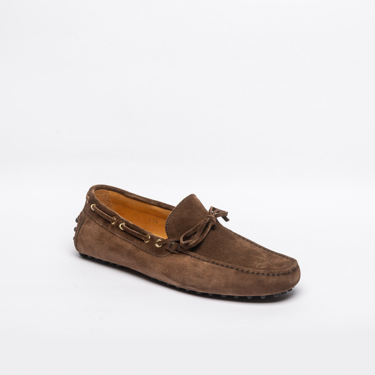 Mocassino driving Borghini 850 in camoscio marrone