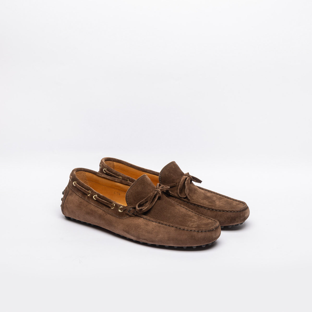 Mocassino driving Borghini 850 in camoscio marrone