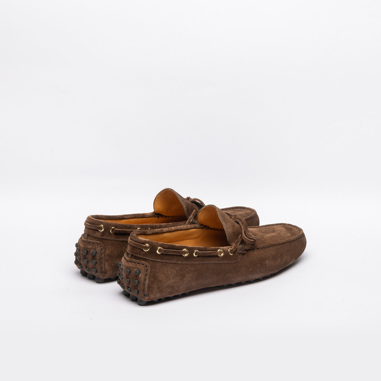 Mocassino driving Borghini 850 in camoscio marrone