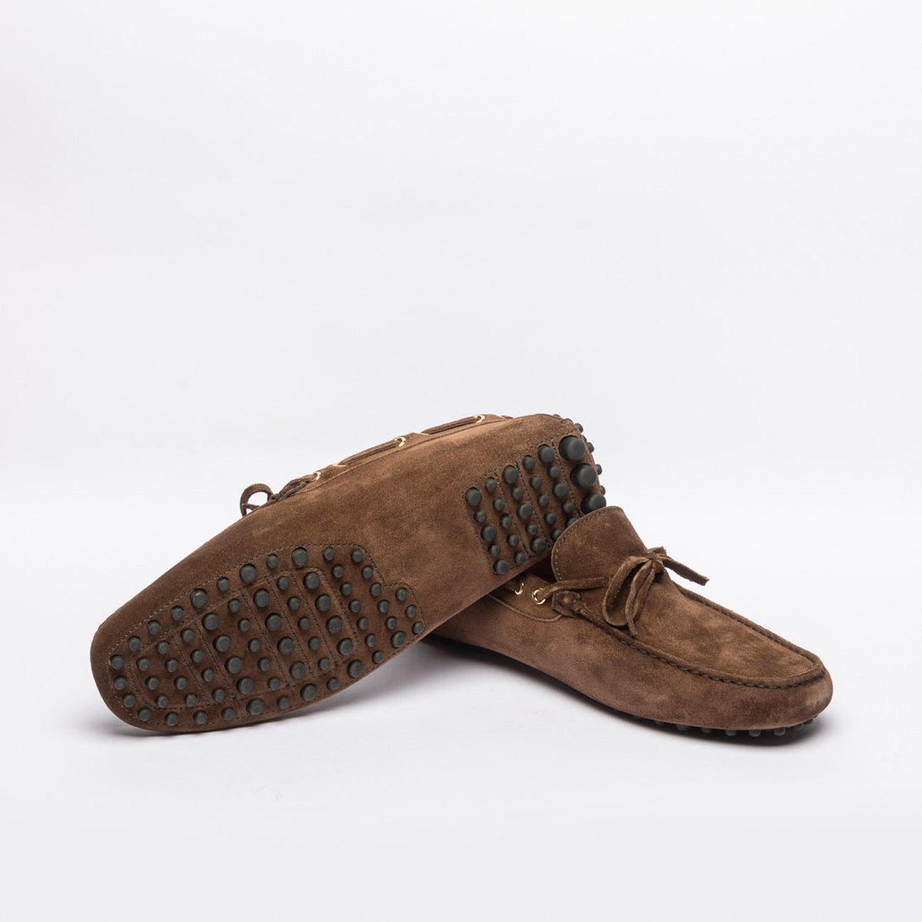 Mocassino driving Borghini 850 in camoscio marrone