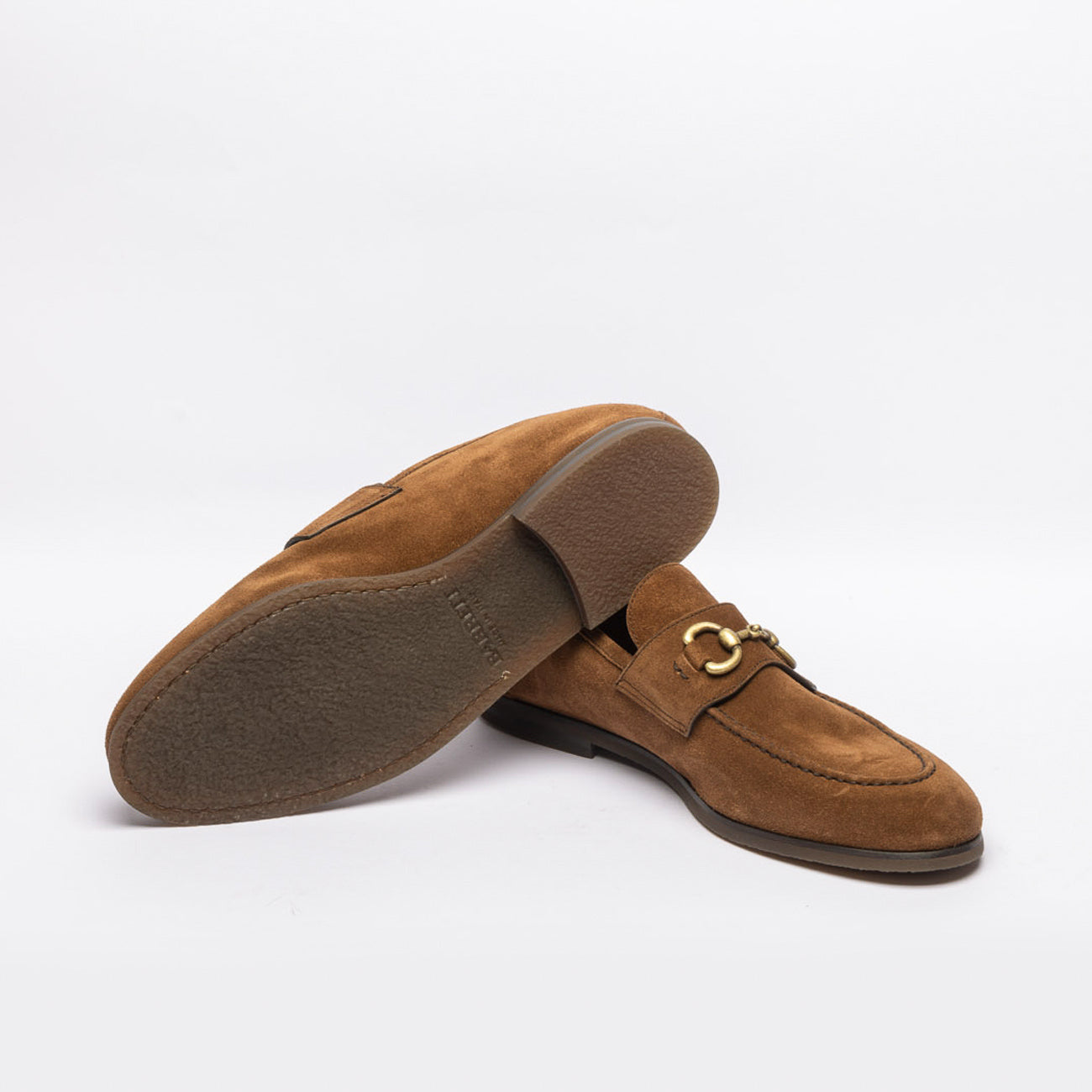 Barrett 221U023.2 tassel loafer in brown snuff suede